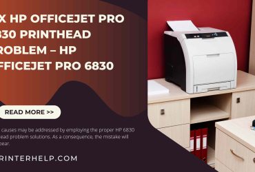 problem with the printhead hp officejet pro 6830