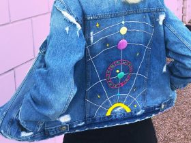 How to embroider denim jacket